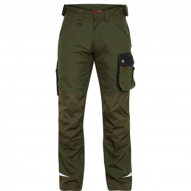 Galaxy Arbejdsbuks L80 (skridtl&aelig;ngde 88-92 cm) Forest Green / Black (5320)
