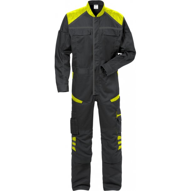 KEDELDRAGT 8555 M Sort/Hi-Vis Gul (982)