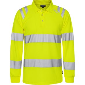HIGH VIS LANGRMET POLOSHIRT KLASSE 3 7864 GPST