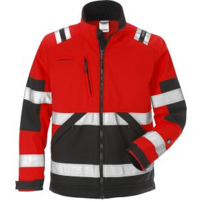HI VIS SOFTSHELLJAKKE KL.2 4083