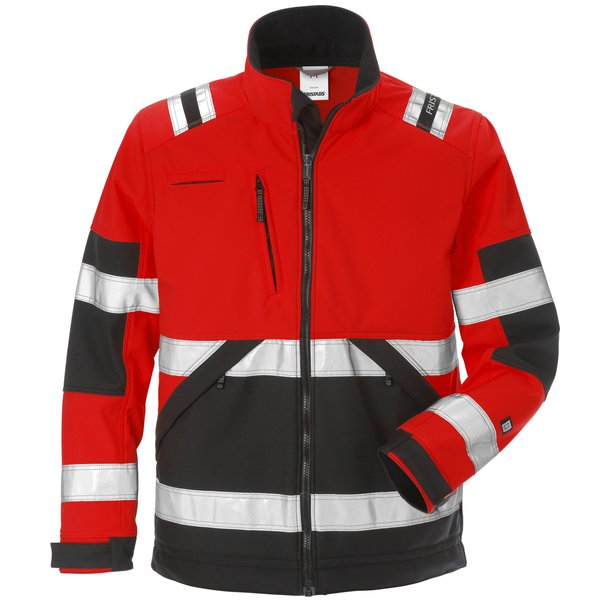 HI VIS SOFTSHELLJAKKE KL.2 4083