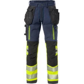 HI VIS HNDVRKER STRETCH BUKSER KL.1