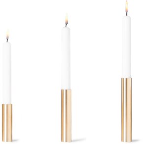 Lysestagest  i messing 