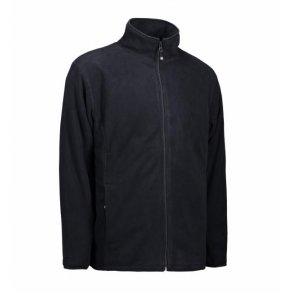 Mikrofleece cardigan med for