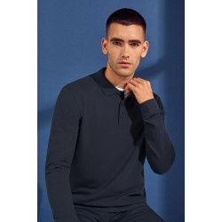 Langrmet poloshirt | stretch Herre