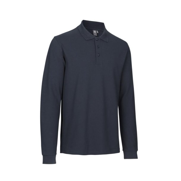Langrmet poloshirt | stretch Herre