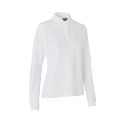 Langrmet poloshirt | stretch Dame