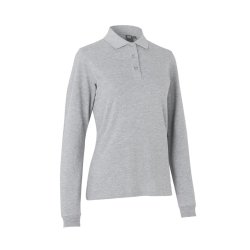 Langrmet poloshirt | stretch Dame