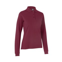 Langrmet poloshirt | stretch Dame