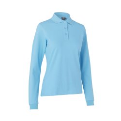 Langrmet poloshirt | stretch Dame