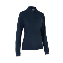 Langrmet poloshirt | stretch Dame