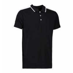 Poloshirt m/ kontrastbnd