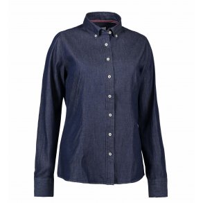 Light Weight Denim skjorte L/S