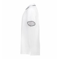 Stretch contrast poloshirt