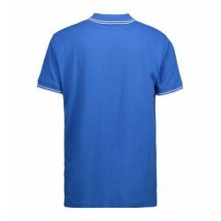 Stretch contrast poloshirt