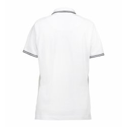 Stretch contrast poloshirt