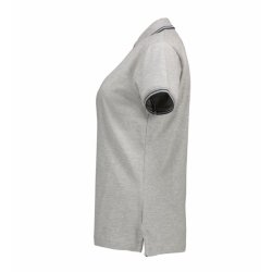 Stretch contrast poloshirt