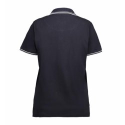 Stretch contrast poloshirt
