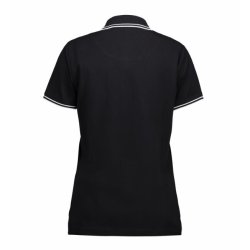Stretch contrast poloshirt