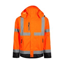 ndbar Hi-Vis regnjakke