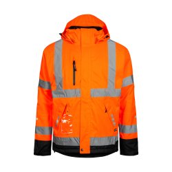 ndbar Hi-Vis vinterregnjakke