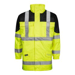 Hi-Vis brandhmmende vinterregnjakke  