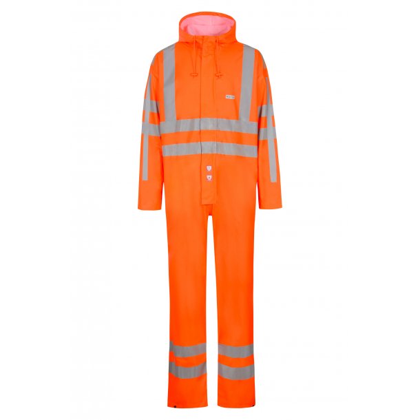 Hi-Vis Brandhmmende Regndragt RWS
