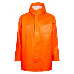 Regnjakke i kraftig PVC kvalitet