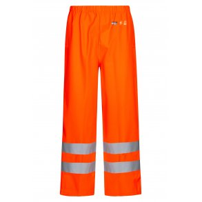 Hi-Vis regnbukser i PU kvalitet