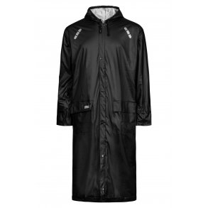 Regnjakke, lang i PU kvalitet