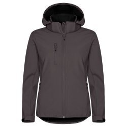Klassisk Softshell Jakke med htte, Dame