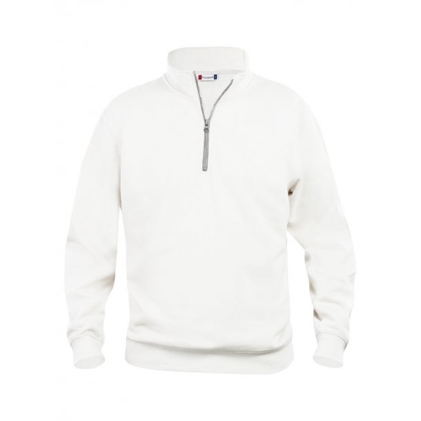 Basic Half Zip L Hvid (00)