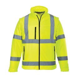 S428 - Hi-Vis Softshell Jakke
