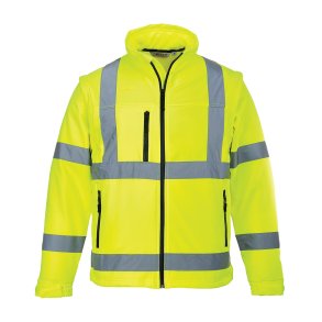 S428 - Hi-Vis Softshell Jakke
