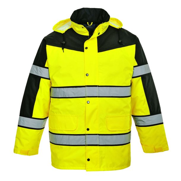 S462 - Hi-Vis Klassisk 2 Farvet Jakke Gul