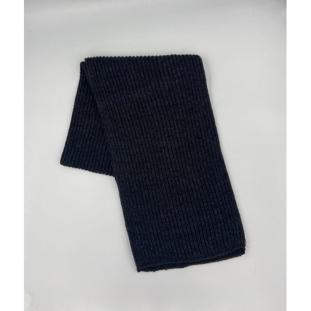 Strikket Halstrklde - Koksgr