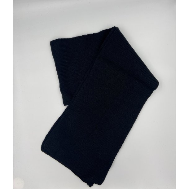 Strikket Halstrklde - Sort