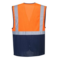C377 - 2 farvet MeshAir Hi-Vis Vest