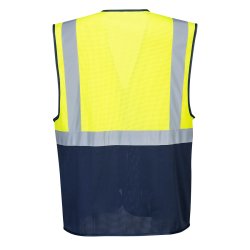 C377 - 2 farvet MeshAir Hi-Vis Vest