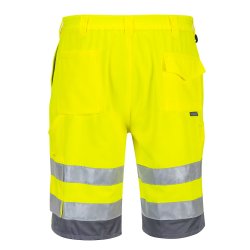Hi-vis poly-bomuld short