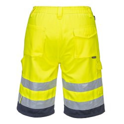 Hi-vis poly-bomuld short