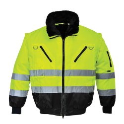 Hi-Vis 3-i-1 Pilotjakke