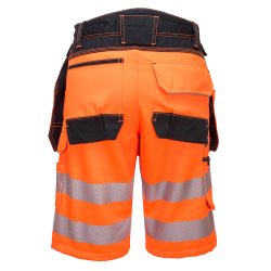 PW3 Hi-Vis Shorts med hngelommer