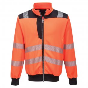 PW3 hi-vis sweatshirt cardigan