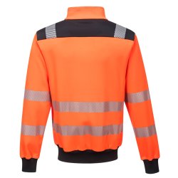 PW3 hi-vis sweatshirt cardigan