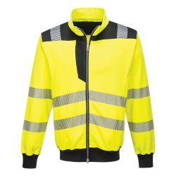 PW3 hi-vis sweatshirt cardigan