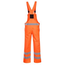 Hi-Vis Bib &amp; Brace - Unlined