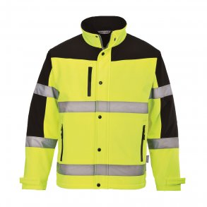 Hi-Vis Two Tone Softshell Jakke
