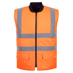 Hi-Vis Vendbar Bodywarmer