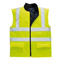 Hi-Vis Vendbar Bodywarmer